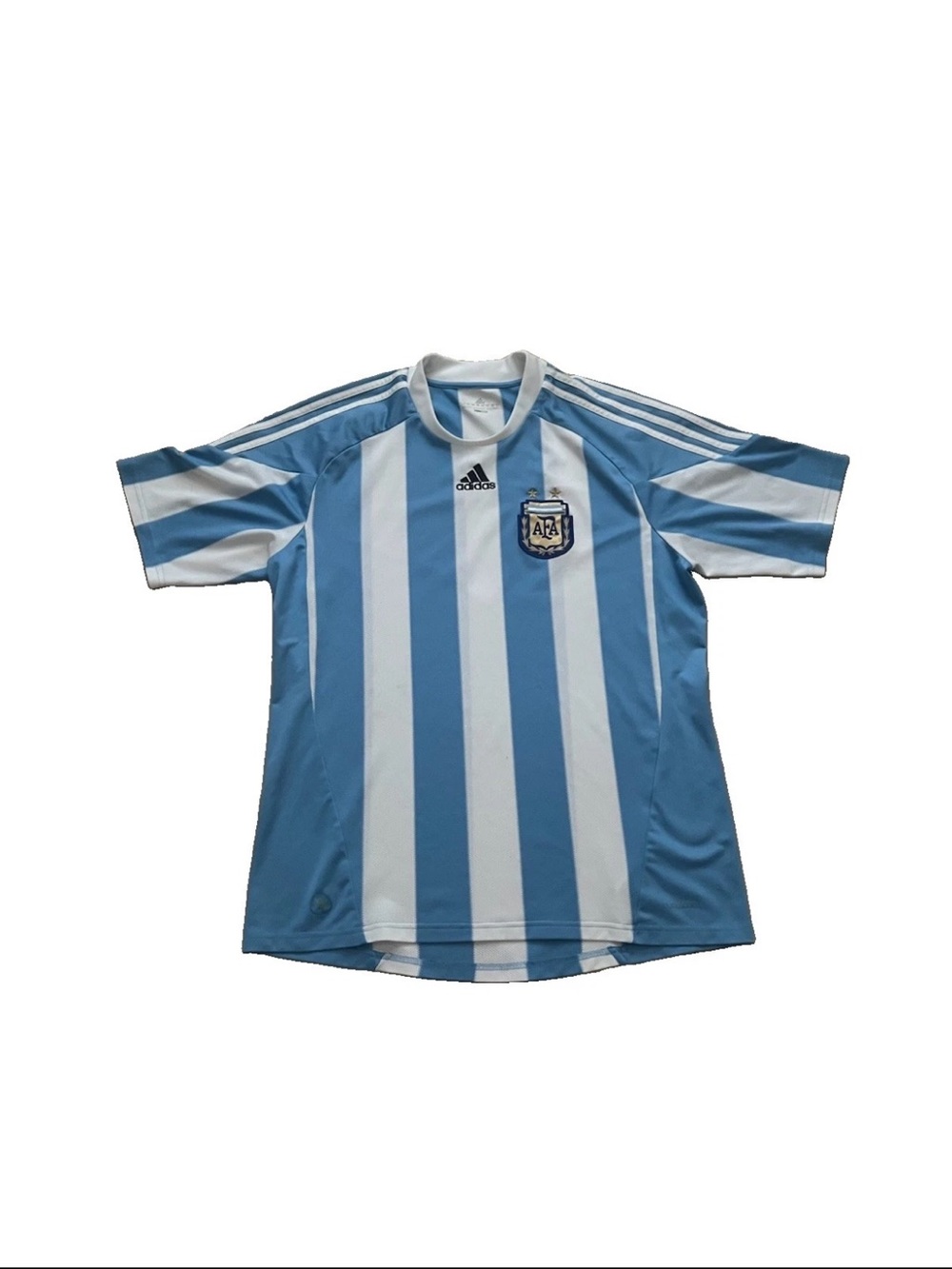Adidas Argentina 2010 World Cup Home Football Soccer Jersey Size Large